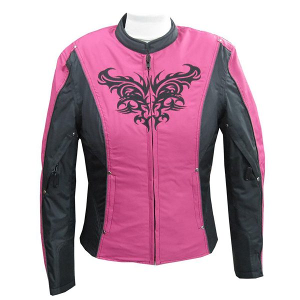 NexGen SH2367 Women s Turquoise and Fuchsia Textile Jacket with Embroidery Artwork Online now