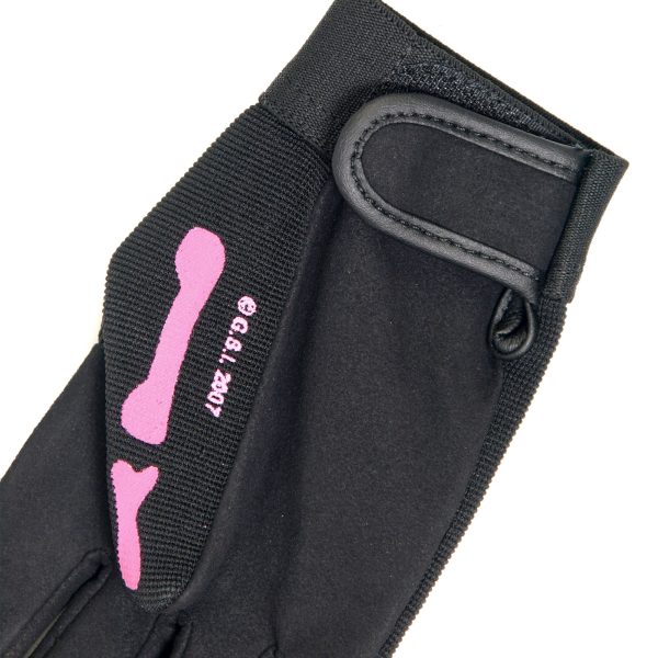 Hot Leathers GVL2006 Pink Skeleton Ladies Mechanics Gloves Sale - Image 4