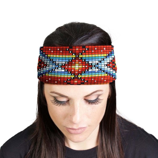 Milwaukee Leather | Bling Designed Wide Headbands-Headwraps for Women Biker Bandana with American Pattern - MLA8031 For Cheap