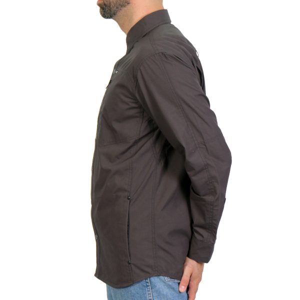 Hot Leathers Black Riding Shirt Online now - Image 2