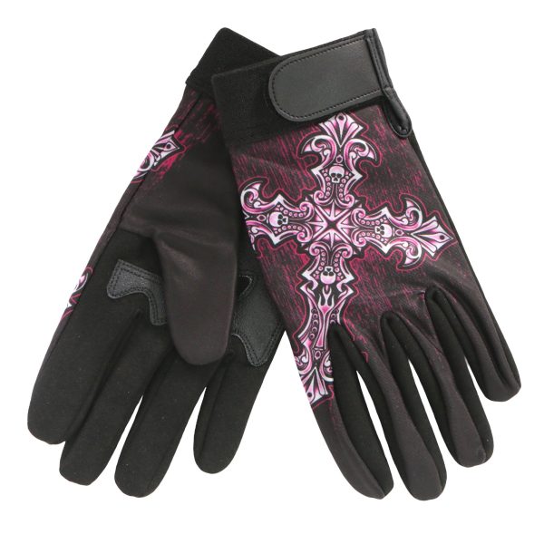 Hot Leathers GVL3001 Ladies  Sublimated  Textile Mechanic Gloves For Discount - Image 3