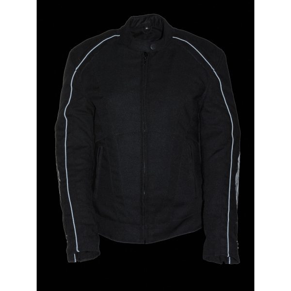 Milwaukee Leather SH1954 Women s Black Textile Jacket with Stud and Wings Detailing Fashion - Image 5